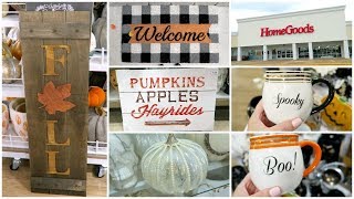 Fall Decor Shopping At Homegoods amp Tj Maxx [upl. by Nylirrehs322]