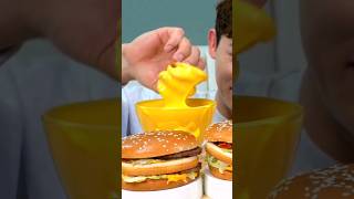 ASMR MUKBANG McDonalds Snacks Cheddar [upl. by Levan937]