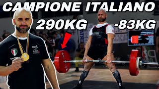 SONO CAMPIONE ITALIANO DI POWERLIFTING  ORO E RECORD [upl. by Doak]