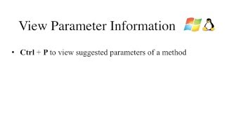 IntelliJ IDEA Tricks  Lecture 8 View Parameter Information [upl. by Burnsed]