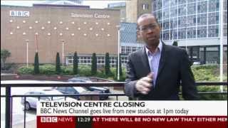 BBC News Channel  The last moments at BBC Television Centre [upl. by Ettenajna]