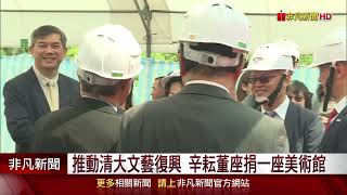 辛耘董事長謝宏亮慷慨捐了一座美術館給母校清大，樂看AI帶來強勁的營運動能。 [upl. by Airottiv648]