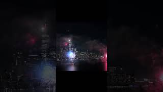 New York Fireworks 🎇 Happy new year fireworks countdown2024 2024fireworks happynewyear2024 [upl. by Loveridge]