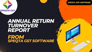 View Annual Return Turnover amp Filing status of All Clients from Speqta GST Software [upl. by Nasho997]