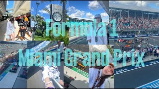 F1 MIAMI GRAND PRIX VLOG  race weekend the paddock amp more [upl. by Granlund]