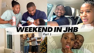 WEEKEND VLOG in JHB P1  Couples Channel  South African YouTubers [upl. by Mendelson]