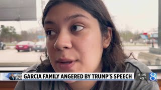 Family of slain woman angered by Trumps speech [upl. by Mihalco]