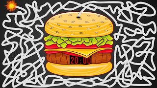 20 Minute Timer Bomb BURGER 🍔 [upl. by Iover981]