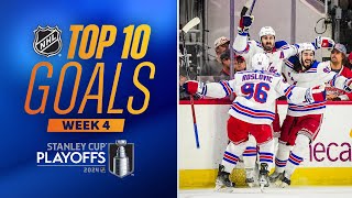 NHL Top 10 Goals from Week 4  2024 Stanley Cup Playoffs [upl. by Lyndsey]