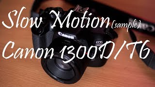 Canon 1300D t6 Slow Motion Video Sample [upl. by Yras736]