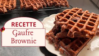 RECETTE  Gaufre Brownie [upl. by Anselma]