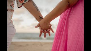 Romantic Beach Proposal in Condado Puerto Rico 🌊  A Sunset Love Story [upl. by Enimassej]