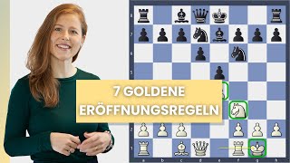 Schach lernen  Goldene Eröffnungsregeln [upl. by Malvina434]