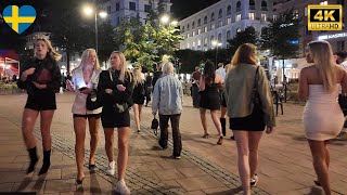 NIGHTLIFE IN STOCKHOLM SWEDEN  4K [upl. by Adnamma857]