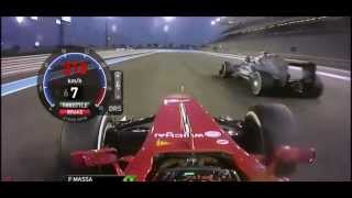 Massa passes Hamilton [upl. by Aamsa3]