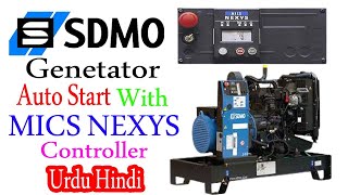 Generator auto start with MICS NEXYS controller  SDMO Generator  electrical professional [upl. by Rinee990]