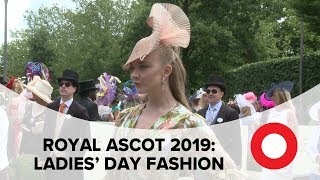 Royal Ascot 2019 Ladies Day Fashion featuring Natalie Dormer [upl. by Adnerol]