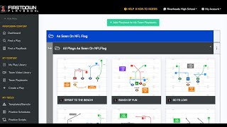 NFL Flag Plays Are All In FirstDown PlayBook Find a PlayBook Section [upl. by Eissahc]