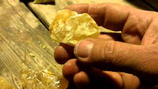 181  How To Make Pine Pitch Glue AKA Cutlers Resin [upl. by Ramirol533]