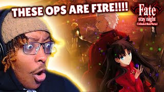 CANT WAIT TO START THIS SHOW  Fatestay night Unlimited Blade Works Opening 1 amp 2 REACTION [upl. by Rip]