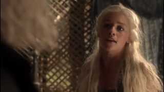 Game of Thrones  Viserys Targaryen frappe sa sœur Daenerys Episode 4 Saison 1 [upl. by Airdnaz851]