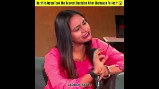 Karthik Aryan Took The Bravest Decision After Shehzada Failed  😱 shorts viral shortsvideo [upl. by Mettah]