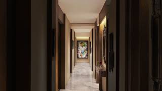 Contemporary with Indian Art I 3500 sq ft luxury home in Worli Mumbai [upl. by Otrevlig]