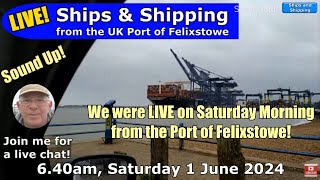 LIVE from Felixstowe at 640am Saturday 1 June 2024 [upl. by Nelo]