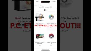 New Pokemon Center exclusive Prismatc Evolutions ETB sold out in one day￼ pokemoncenter PCETB [upl. by Gunthar]