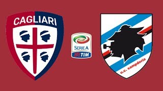 Cagliari vs Sampdoria  Highlights amp All Goals  Serie A 201819  Gameplay [upl. by Aynotak787]