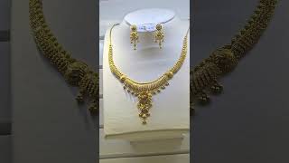 Beautiful Necklace 😍 Zebus Vlogs in UAE goldnecklace goldjewellery amazing design [upl. by Ydnar]