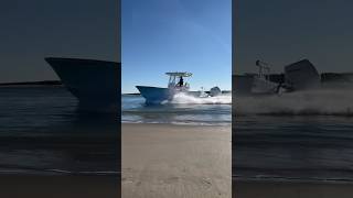 Billfish 26’ center console running beachside with a single 300 Mercury V8 [upl. by Trevorr]