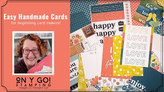 Easy Handmade Card Ideas for Beginning Card Makers and Paper Crafters [upl. by Walther]