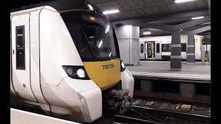 Trains at London Bridge and Finsbury Park Stations [upl. by Acinehs]