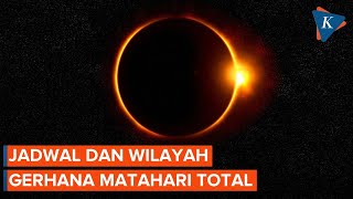 Link Live Streaming Gerhana Matahari Total 8 April 2024 Jadwal dan Wilayah yang Gelap [upl. by Ahsenra]