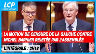 LAssemblée nationale na pas adopté la motion de censure contre Michel Barnier  8102024 [upl. by Annehsat]