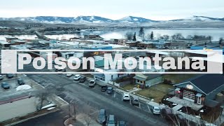 Drone Polson Montana  Flathead Lake [upl. by Hallam176]