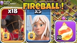 Fireball rocket loon attack strategy Legend League Attacks14 Clash of Clans [upl. by Nathanson688]