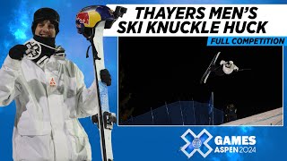 Thayers Men’s Ski Knuckle Huck FULL COMPETITION  X Games Aspen 2024 [upl. by Gamages]