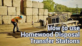 How to use Homewood Disposals Transfer Station [upl. by Nomelc]