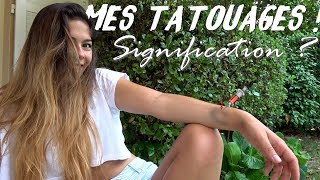 JE VOUS PARLE DE MES TATOUAGES [upl. by Ahsenet]