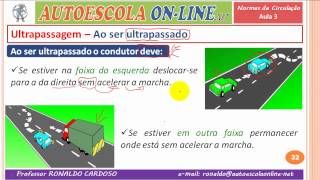 20 NORMAS DE CIRCULAÇÃO  Mudança de Direção Ultrapassagem Prioridade [upl. by Fredenburg]