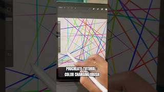 Procreate Tutorial Color Changing Brush [upl. by Udelle]