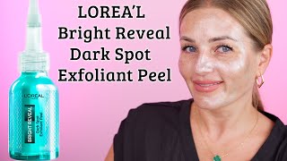 LOREA’L Bright Reveal Dark Spot Exfoliant Peel Review [upl. by Yraek]