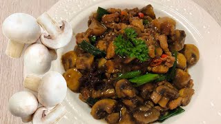 I Have Never Eaten Such a Delicious MUSHROOMS Very Simple and Easy To Cook  Mushrooms Pork Belly [upl. by Gamali101]