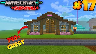 II MINECRAFT 740 CHEST STOREAG ROOM BUILD II MINECRAFT SURVIVAL SERIES EP 16II [upl. by Wharton]