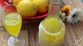 Homemade Limoncello liqueur Recipe Easy amp Delicious  A Perfect Summer Cocktail [upl. by Voletta]