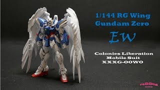 1144 RG Wing Gundam Zero EW painted build [upl. by Meletius]