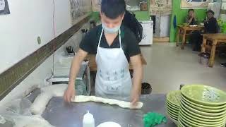 Halal Food Shop in China Making Famous Delicious Lanzhou La Mian Noodles [upl. by Ilanos460]