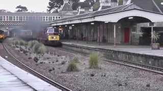 Class 52western D1015 erupts through torquay on thequotwestern devonianquot 26042014HD [upl. by Hsu]